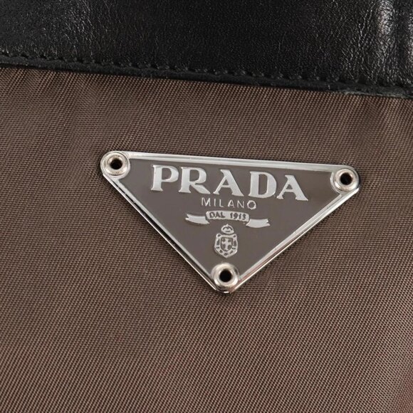 PRADA Backpack Nylon Gray Silver main image 9